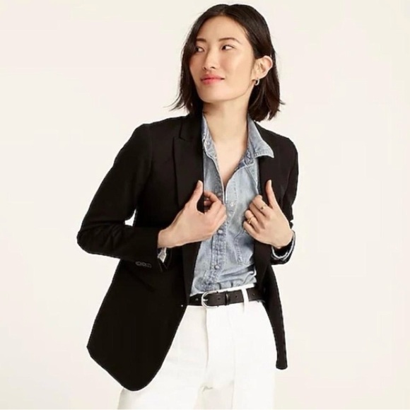J Crew Parke Classic Women’s Blazer Italian Stretch Wool Size 10 - Picture 3 of 7